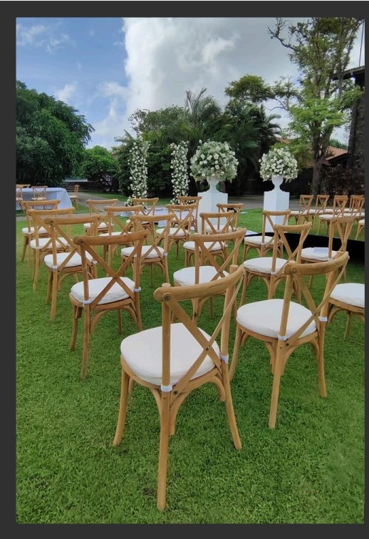 Light Brown Crossback Chair